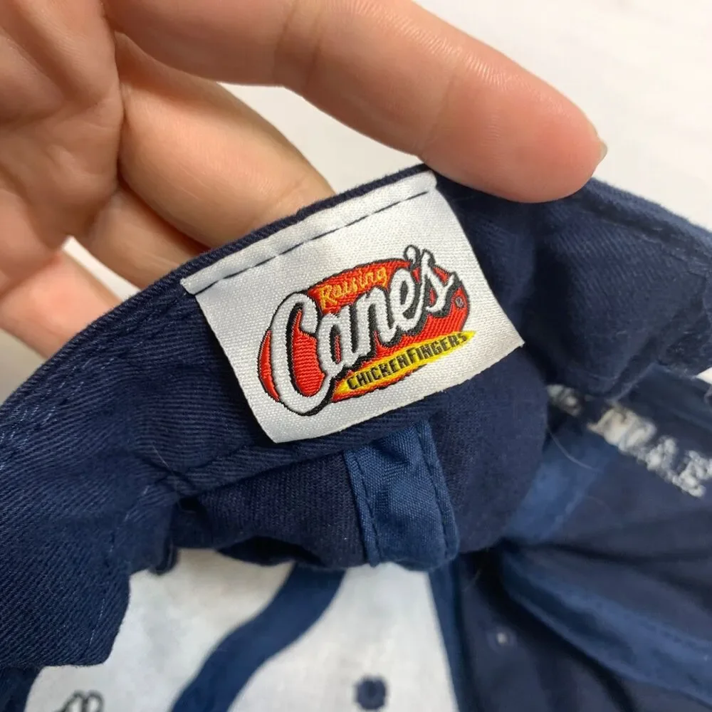Raising Canes‎ Chicken Fingers Employee Hat Cap Blue